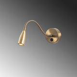 Wall lamps - Wall lamp 1 - light Bronze-colored Metal Veridia - Dimehouse