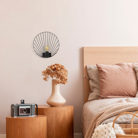 Wall lamps - Wall lamp Black Metal Arbor - Dimehouse