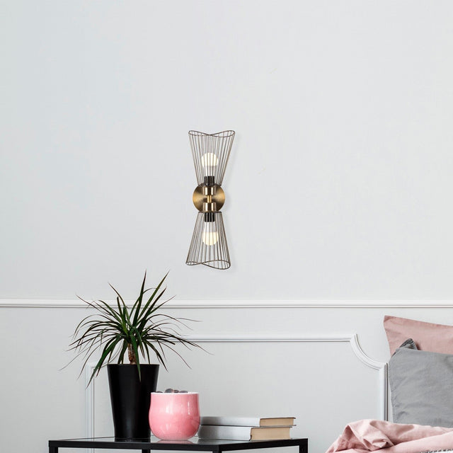 Wall lamps - Wall lamp Bronze-colored Metal Void - Dimehouse
