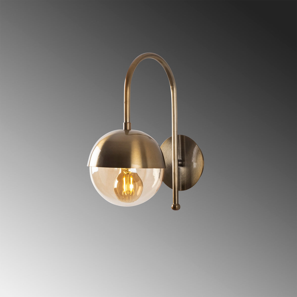 Wall lamps - Wall lamp Bronze-colored Glass Carina - Dimehouse