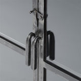 Wall cabinets - Display cabinet Elias metal with glass - Dimehouse
