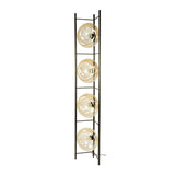 Floor lamps - Floor lamp Sola 4 - light Amber Glass 168 cm - Dimehouse