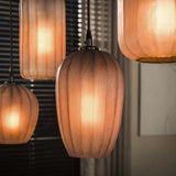 Hanging lamps - Hanging lamp 5 - light brown frosted glass Arda - Dimehouse