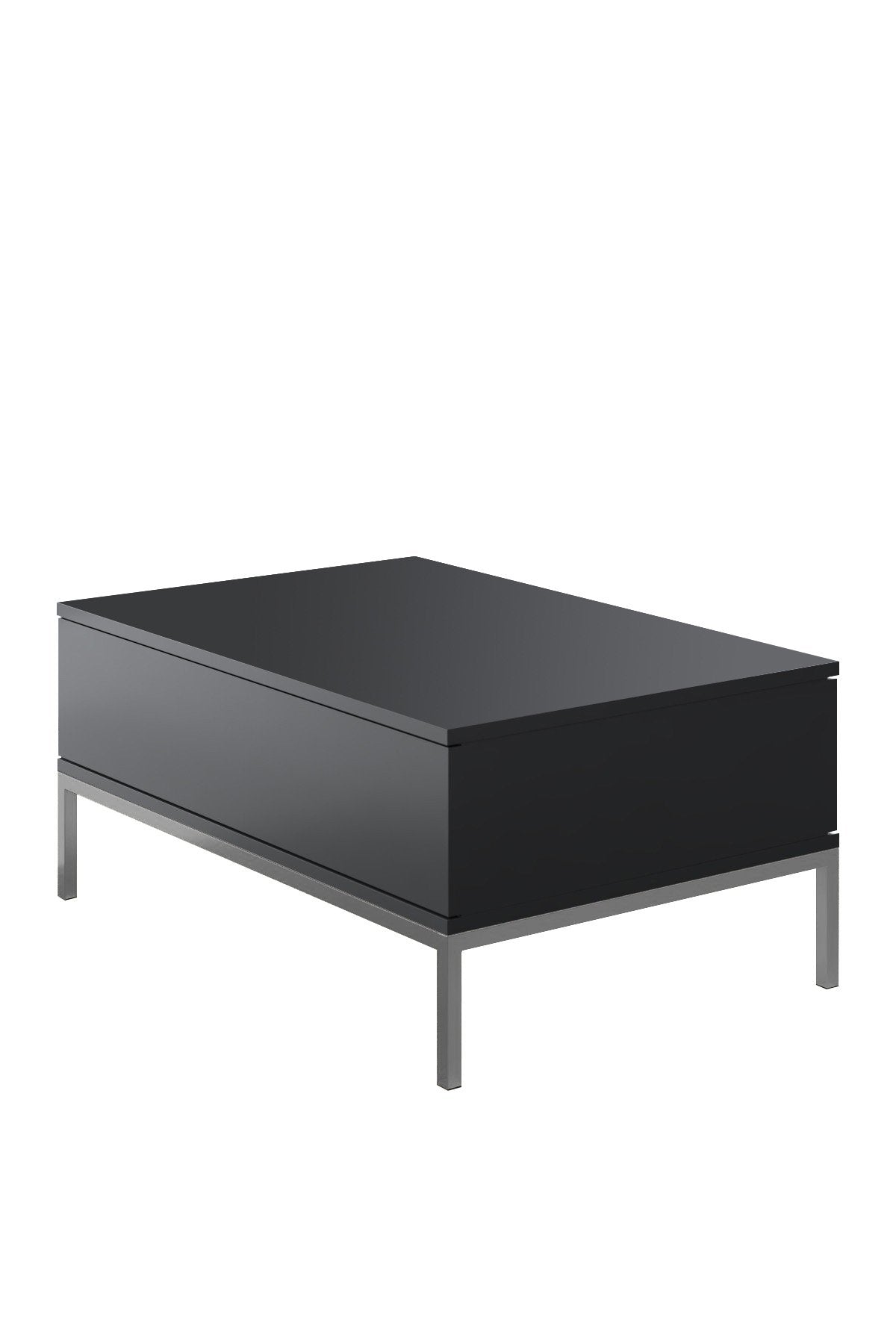 Furniture Sets - Furniture Set Anthracite Lord - Coffee Table + TV Furniture + Sideboard - Silver Frame - Dimehouse