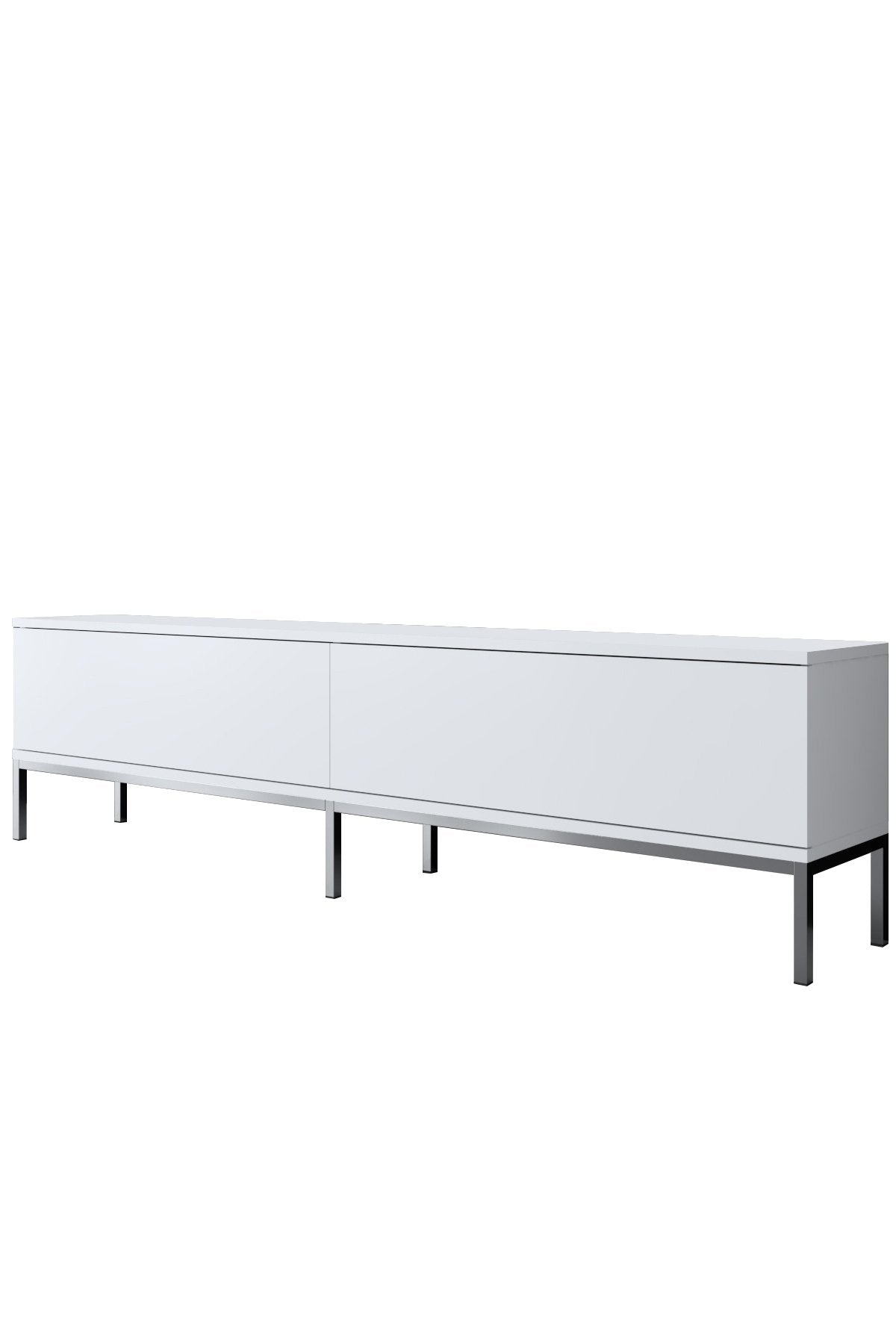 Furniture Sets - Furniture Set White Lord - Coffee Table + TV Furniture + Sideboard - Silver Frame - Dimehouse