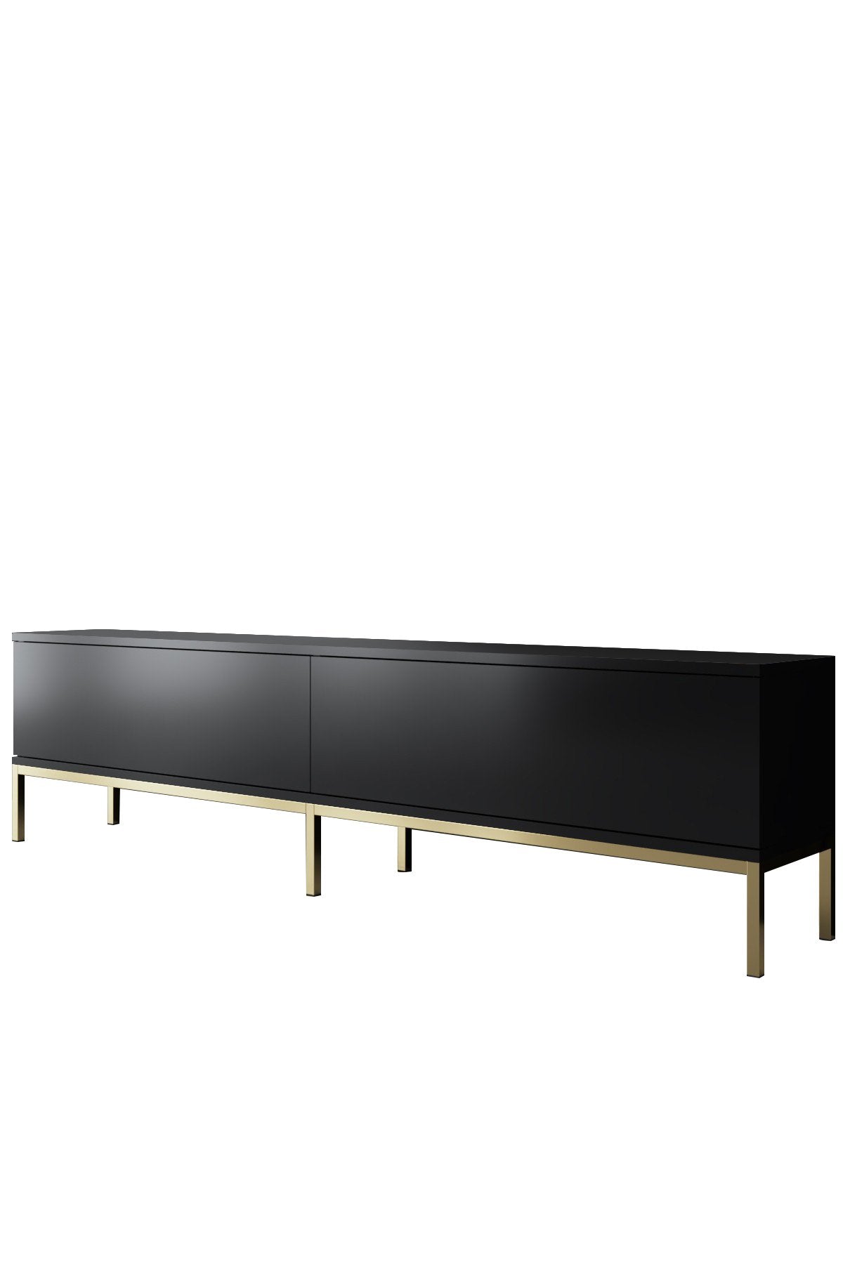 Furniture Sets - Furniture Set Black Lord - Coffee Table + TV Furniture + Sideboard - Golden Frame - Dimehouse