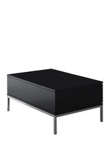 Furniture Sets - Furniture Set Black Lord - Coffee Table + TV Furniture + Sideboard - Silver Frame - Dimehouse