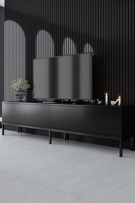 Furniture Sets - Furniture Set Black Lord - Coffee Table + TV Furniture + Dresser - Black Frame - Dimehouse