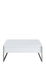 Furniture sets - Furniture set White Luxury - Coffee table + TV Furniture + Dresser Luxury - Silver Frame - Dimehouse