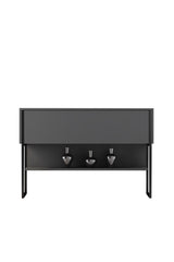 Sideboards - Modern Sideboard Anthracite Luxury 120x80x30 - Black Frame - One Compartment - Dimehouse