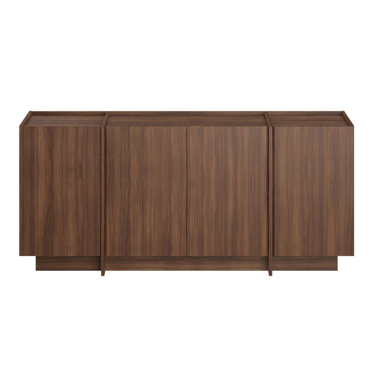 Dorma console table in Milano walnut 180 cm Melamine-coated wood composite