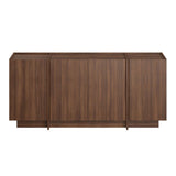 Dorma console table in Milano walnut 180 cm Melamine-coated wood composite