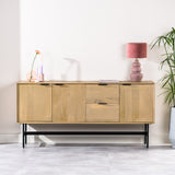 Dressers - Dresser Mango wood Zayn 170x40x82 cm - Dimehouse