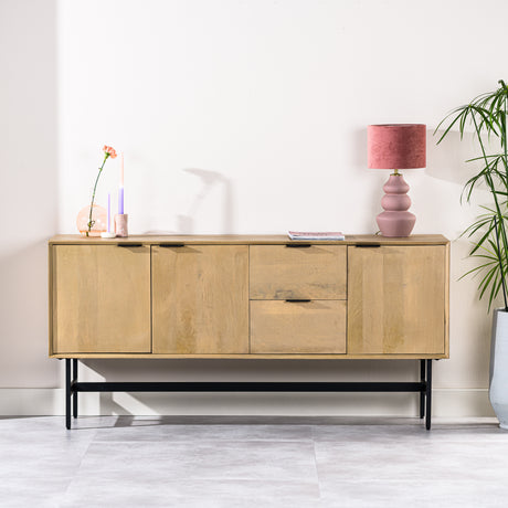 Dressers - Dresser Mango wood Zayn 170x40x82 cm - Dimehouse
