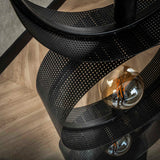 Floor lamps - Floor lamp Fons 3 - light rings metal black - Dimehouse