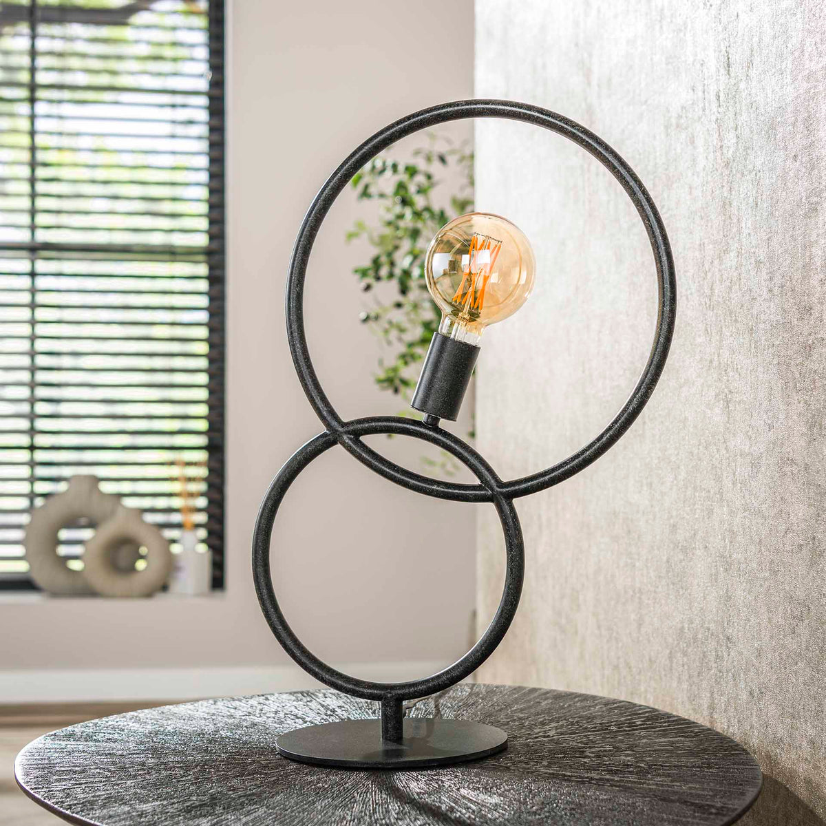 Table lamps - Table lamp Arc 1 - light Black Metal - Dimehouse