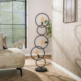 Floor lamps - Black floor lamp 3 - industrial light 140 cm - Dimehouse