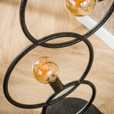 Floor lamps - Black floor lamp 3 - industrial light 140 cm - Dimehouse