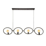 Hanging lamps - Industrial hanging lamp Liva 4 - light black metal - Dimehouse