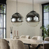 Hanging lamps - Modern Hanging Lamp Round Juliette 2 - light smoked glass - Dimehouse