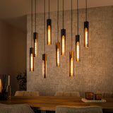 Hanging lamps - Hanging lamp Judy 9 - light black - Dimehouse