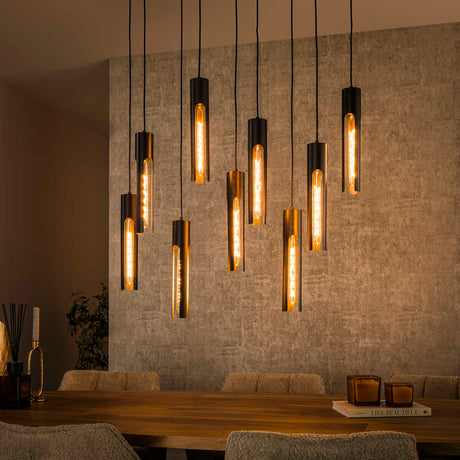 Hanging lamps - Hanging lamp Judy 9 - light black - Dimehouse