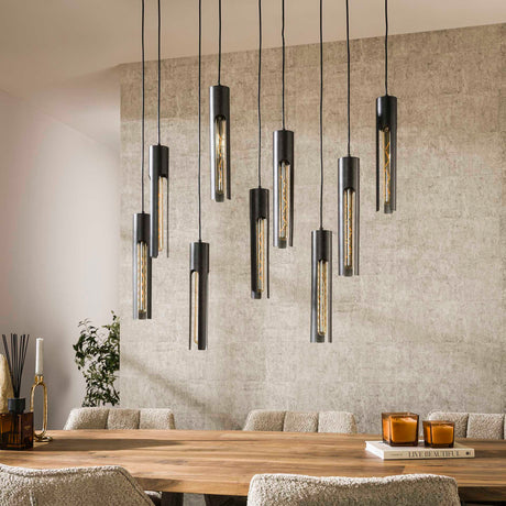 Hanging lamps - Hanging lamp Judy 9 - light black - Dimehouse