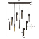 Hanging lamps - Hanging lamp Judy 9 - light black - Dimehouse