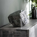 Table lamp Rocks DH Interior Chromed LxWxH 44x34x34 Glass Atmospheric photo diagonal front view