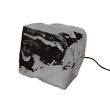 Table lamp Rocks DH Interior Chromed LxWxH 44x34x34 Glass White photo diagonal front view