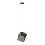 Hanging lamp Rocks DH Interior Chromed LxWxH 45x34x34 Glass White photo front view
