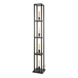Floor lamps - Industrial floor lamp Ardon 4 - light Black metal - Dimehouse