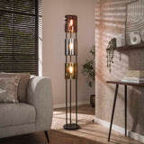 Floor lamps - Floor lamp Nox 3 - light Black Metal 175 cm - Dimehouse
