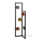 Floor lamps - Industrial Floor Lamp Ada 5 - light Colored Glass Corner - Dimehouse