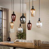 Hanging lamp - Hanging lamp 7 - light colored glass Ayaz - Dimehouse