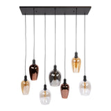 Hanging lamp - Hanging lamp 7 - light colored glass Ayaz - Dimehouse