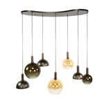 Hanging lamps - Cluster Hanging lamp Sienna 7 - light Brown - Dimehouse