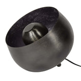 Table lamp Basel DH Interior Black LxWxH 31x29x29 Nickel White photo diagonal front view