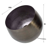 Table lamp Basel DH Interior Black LxWxH 52x51x51 Nickel Atmospheric photo diagonal front view