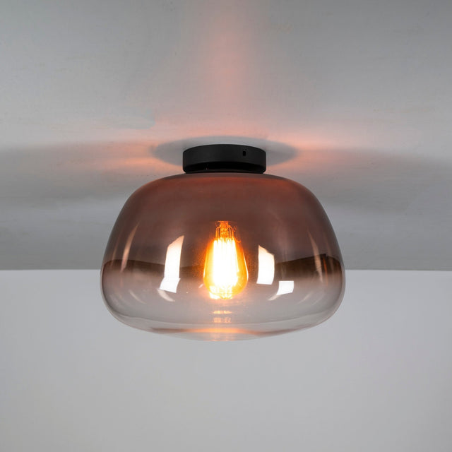 Hanging lamps - Ceiling lamp Noma Shaded Copper Ø36 cm - Dimehouse