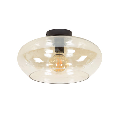 Ceiling lamps - Ceiling lamp Phil 1 - light amber glass - Dimehouse
