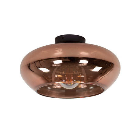 Ceiling lamps - Ceiling lamp Phil 1 - light copper-colored glass - Dimehouse
