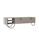 TV Furniture - TV Furniture Norfolk Mocha Melamine 150x44x36 cm - Dimehouse