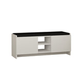 Shoe cabinets - Shoe cabinet White Melamine - six compartments - 110x43x37 cm - Zulla - Dimehouse