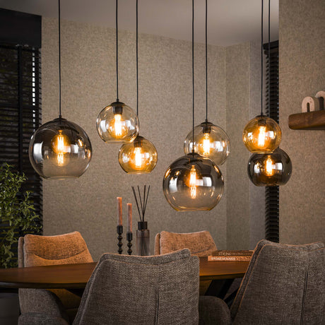 Hanging lamps - Modern Hanging Lamp Glass 7 - light Juliette - Dimehouse