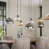 Hanging lamps - Modern Hanging Lamp Glass 7 - light Juliette - Dimehouse