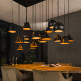 Hanging lamps - Hanging lamp Kane 18 - light metal black - Dimehouse