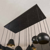 Hanging lamps - Hanging lamp Kane 18 - light metal black - Dimehouse