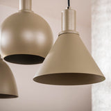 Hanging lamps - Hanging lamp Sienna 5 - light Beige 120 cm - Dimehouse