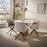 Hanging lamps - Hanging lamp 5 - light stepped colored glass black metal Valeo - Dimehouse